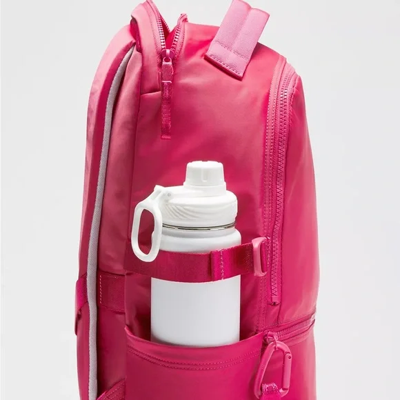Lululemon New Crew Backpack 22L Updated- Raspberry Coulis